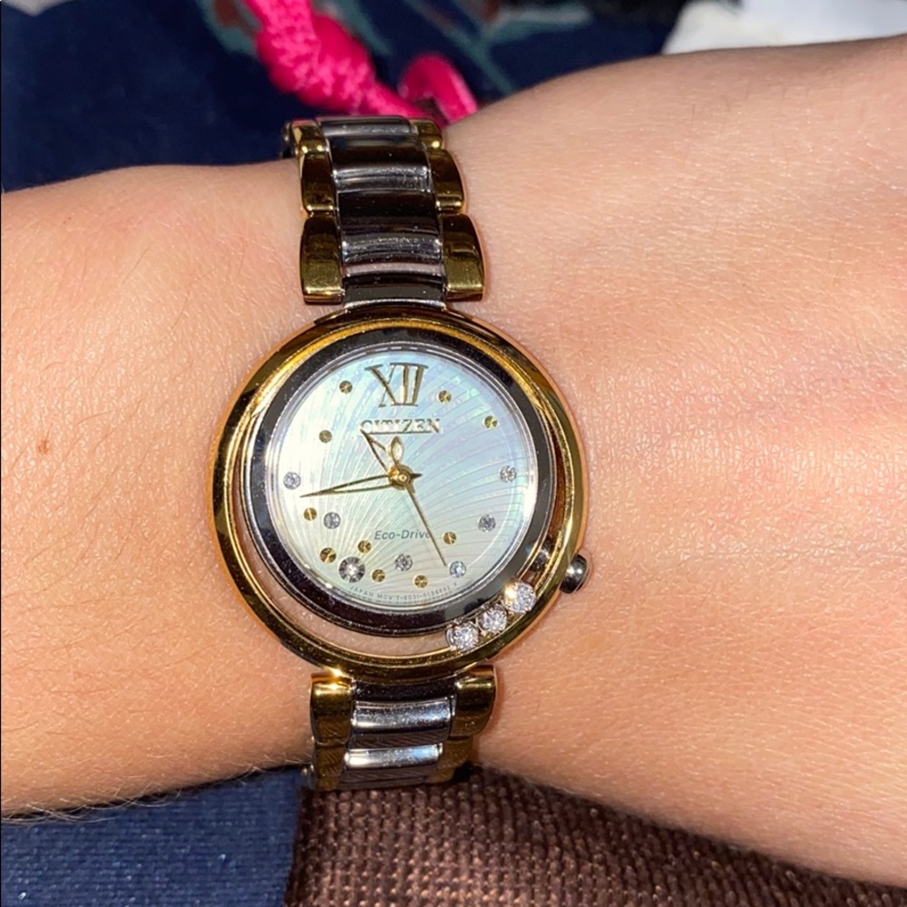 Women’s Citizen gold and silver two tone watch